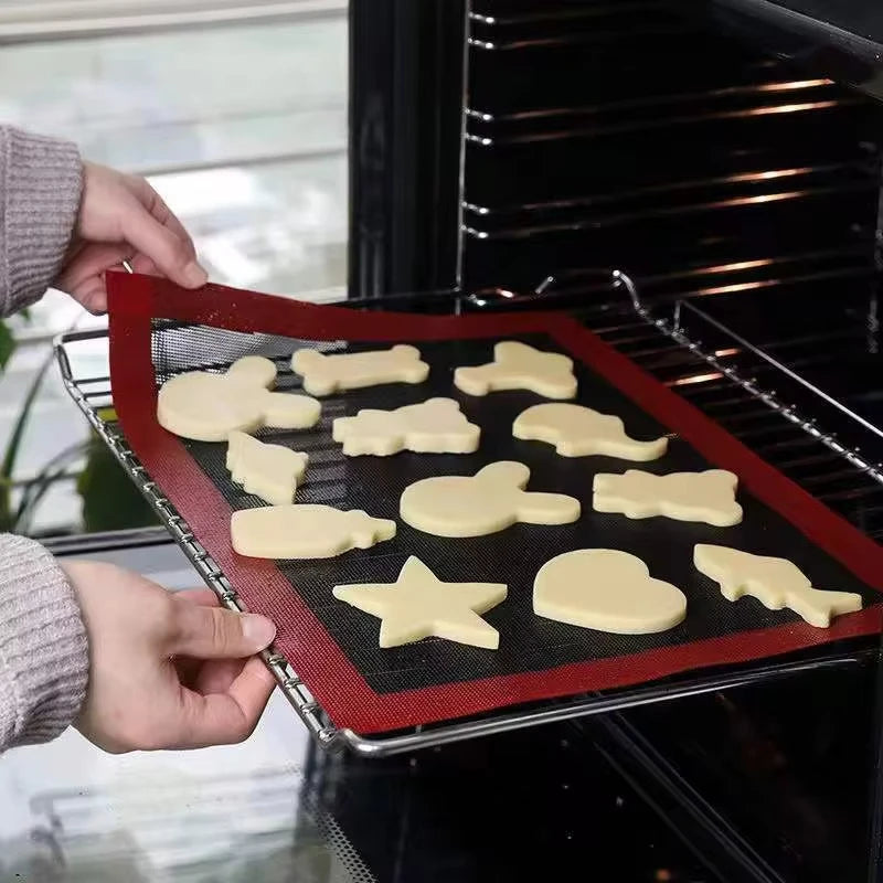 Reusable Silicone Baking Non-stick Mats Professional Cookies Baking Mat Oven Liner Perforated Steaming Mesh For Churros 