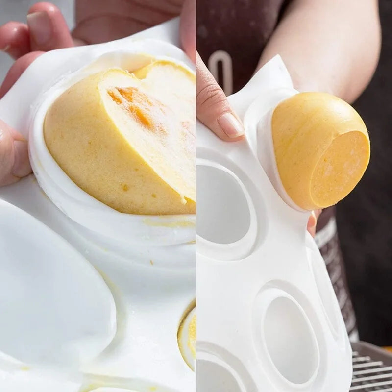 Moule à gâteau en silicone en forme de boule ronde