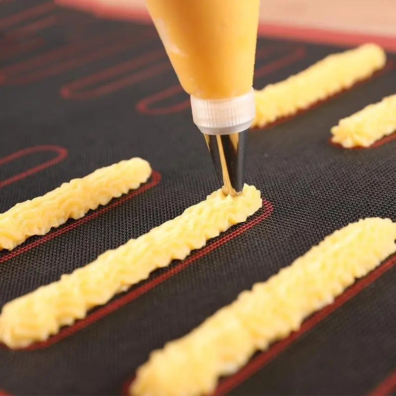 Reusable Silicone Baking Non-stick Mats Professional Cookies Baking Mat Oven Liner Perforated Steaming Mesh For Churros 