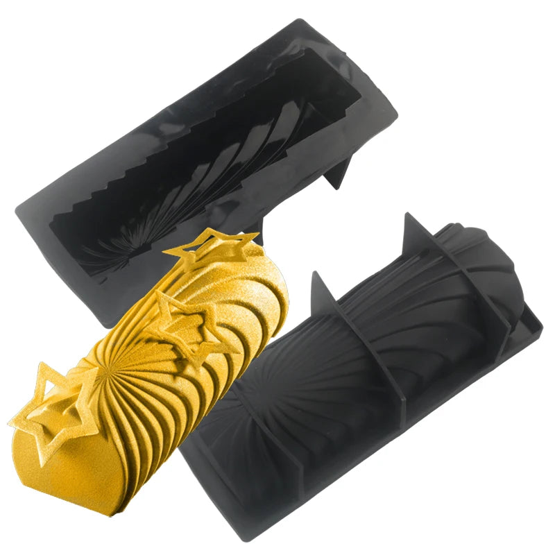Moule en silicone bûche