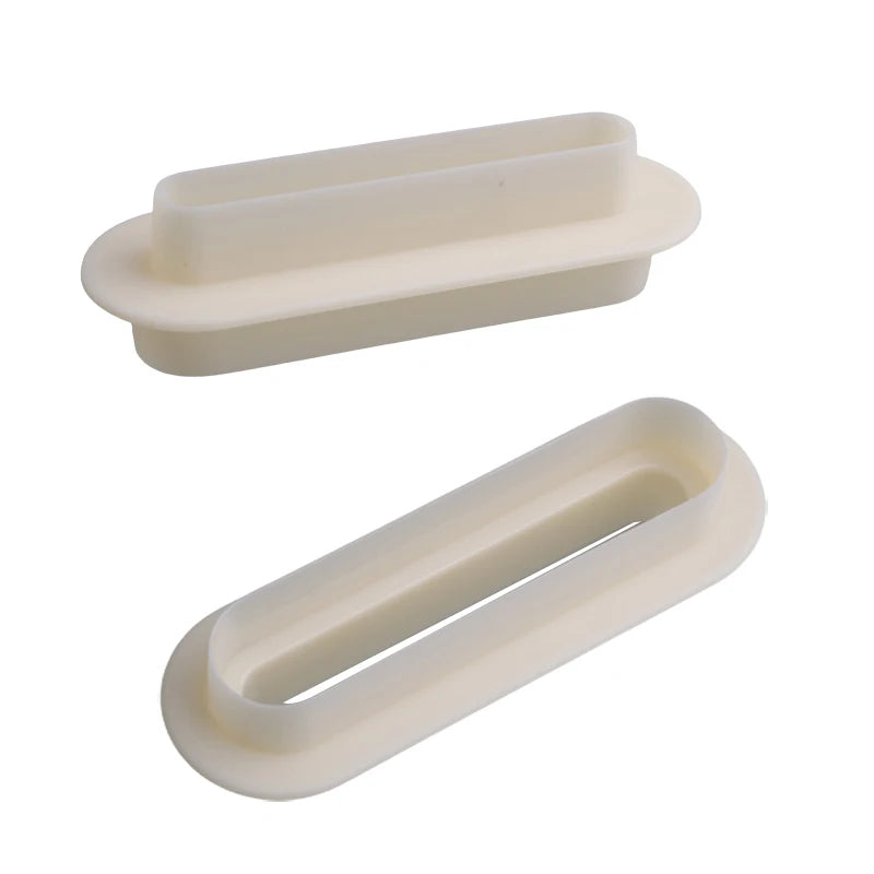 Moules à gâteau en silicone 10 cellules Forme de longue bande