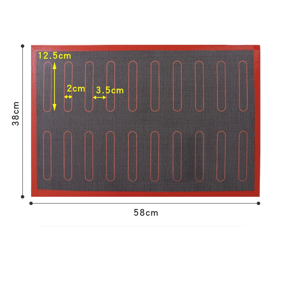 Tapis de cuisson en silicone perforé Revêtement de feuille de four antiadhésif