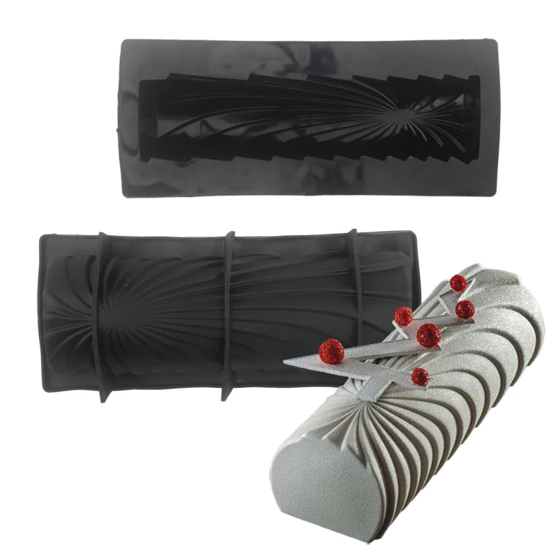 Moule en silicone bûche