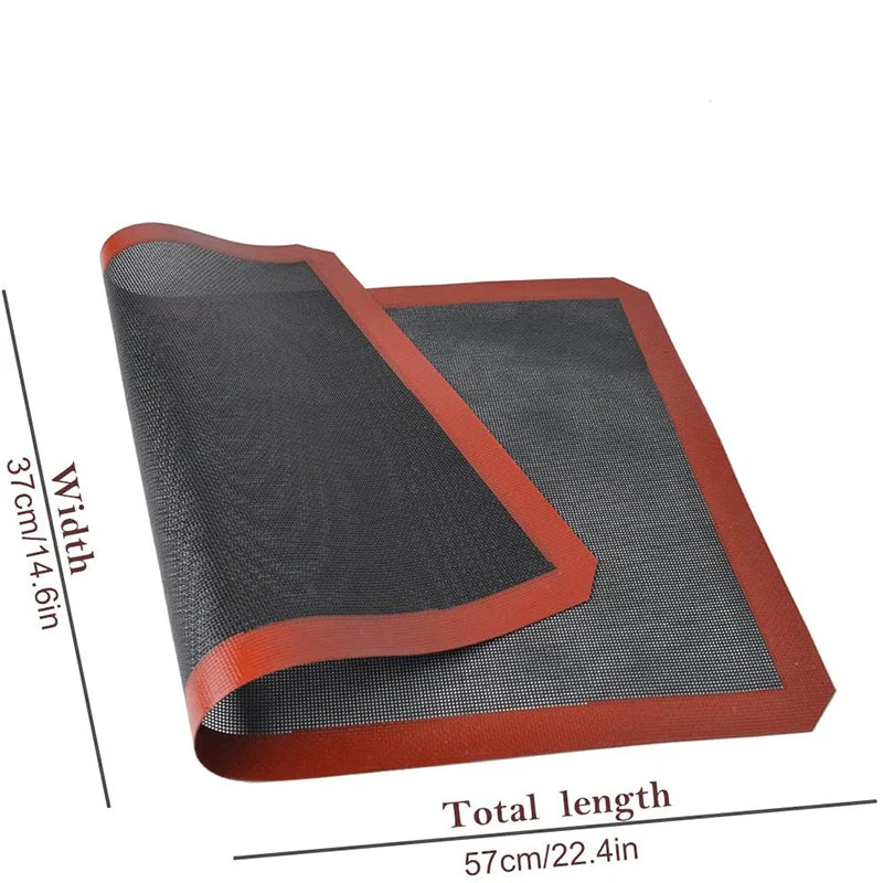 Tapis de cuisson en silicone perforé Revêtement de feuille de four antiadhésif