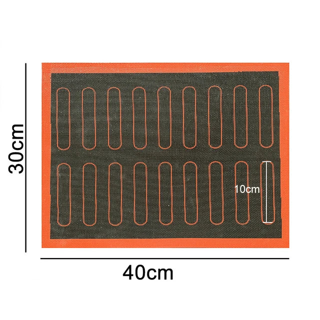 Tapis de cuisson en silicone perforé Revêtement de feuille de four antiadhésif