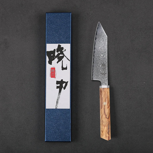 Couteau utilitaire japonais de 13cm 67 couches Damas faits à la main