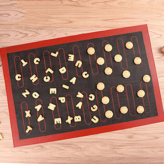 Tapis de cuisson en silicone perforé Revêtement de feuille de four antiadhésif